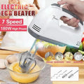 Electric Egg Beater 7 Speed 180W White ABS