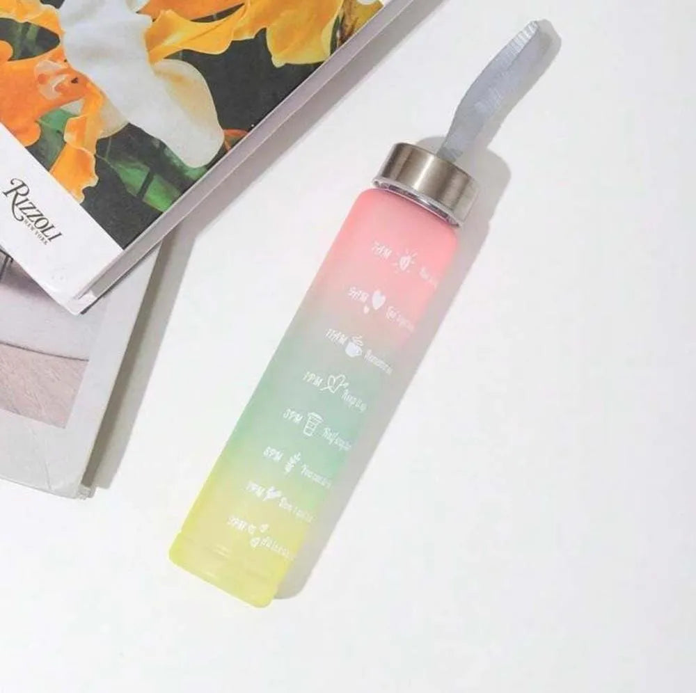 3-Piece Gradient Water Bottles Set for Gym Office Use