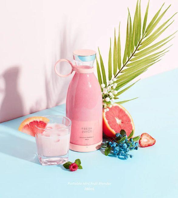 Portable Rechargeable Juicer Cup White 0.42L