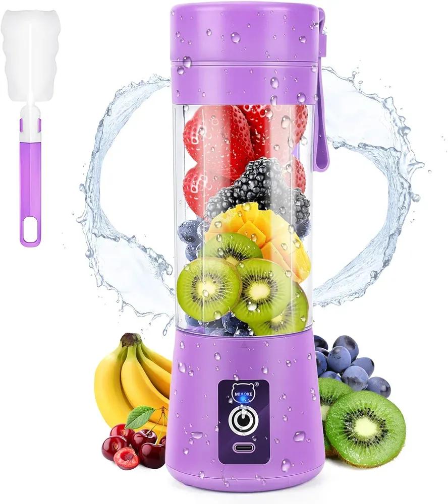 Purple Electric Juicer Blender for Home & Office