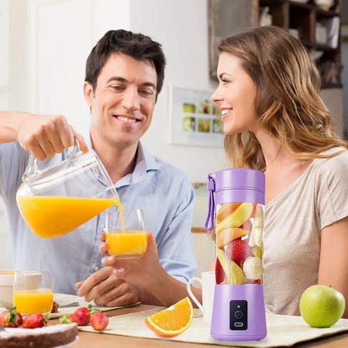 Purple Electric Juicer Blender for Home & Office